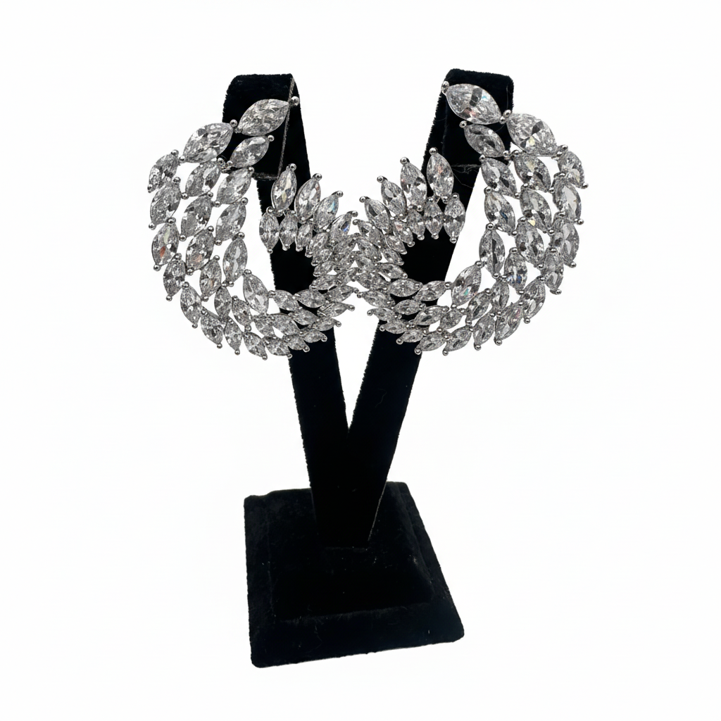 ZİRKON TAŞLI KÜPELER