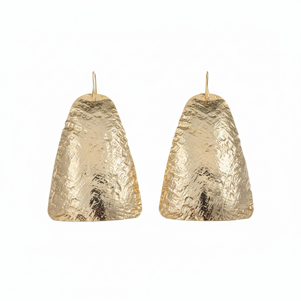 Gold Rengi Dövümü Ügen Küpe